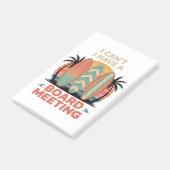 Ik kan niet, ik heb een bestuursvergadering post-it® notes (Schuin)