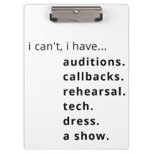 Ik kan niet, ik heb... klembord