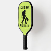 Ik kan niet, ik heb pickleball - Bigfoot grappig Paddle (Links)
