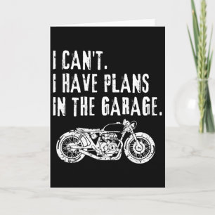 Ik Kan Niet, Ik Heb Plannen In De Garage Auto Moto Kaart