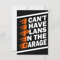 Ik kan niet, ik heb plannen in de garage Autoliefh