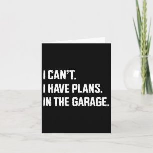 Ik kan niet, ik heb plannen in de garage Automecha Kaart