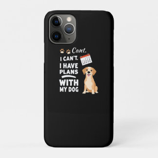 Ik Kan Niet, Ik Heb Plannen Met Mijn Hond – Grappi Case-Mate iPhone Case
