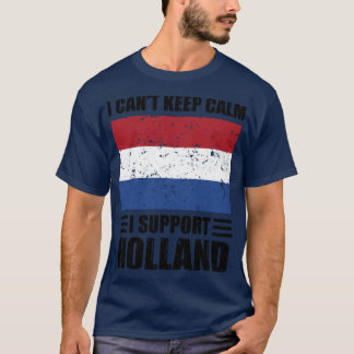 Ik kan niet kalm blijven... ik steun de wereld van t-shirt