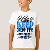 Ik kan niet kalm blijven, maar het is mijn eerste  t-shirt (Voorkant)