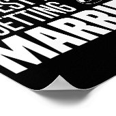 Ik kan niet kalm blijven mijn beste vriendin gaat  poster (Hoek)