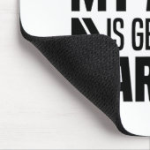 Ik kan niet kalm blijven, mijn tante gaat trouwen  muismat (Hoek)