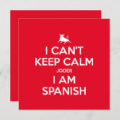 Ik kan niet kalm houden. (Voorkant / Achterkant)