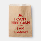 Ik kan niet kalm houden. bedankzakje (Voorkant)