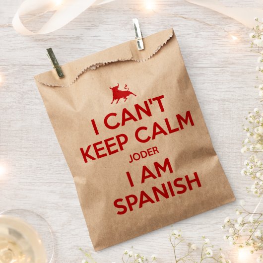 Ik kan niet kalm houden. bedankzakje (Geknipt)