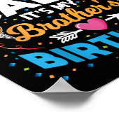 Ik kan niet kalm houden... het is mijn Broeder Bir Poster (Hoek)