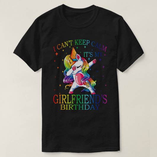 Ik kan niet kalm houden. Het is mijn VRIENDIN. T-shirt (Design voorkant)