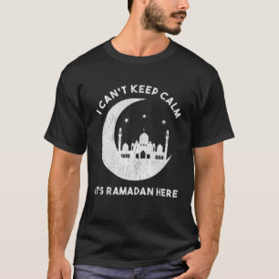Ik kan niet kalm houden, het is Ramadan hier Arabi T-shirt