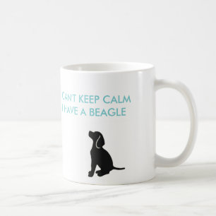 Ik kan niet kalm houden... ik heb een beagle mok. koffiemok