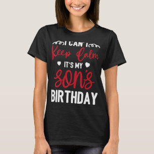 Ik kan niet kalm houden... maar mijn zoon. t-shirt