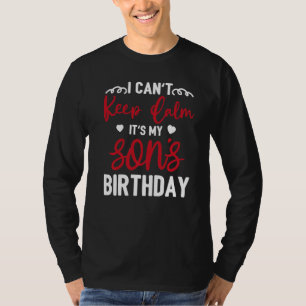 Ik kan niet kalm houden... maar mijn zoon. t-shirt