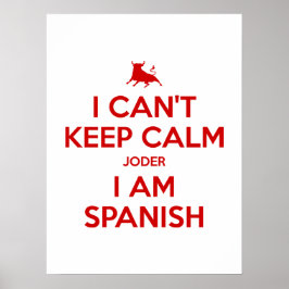 Ik kan niet kalm houden. poster