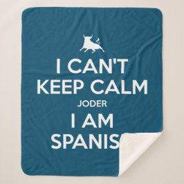 Ik kan niet kalm houden. sherpa deken