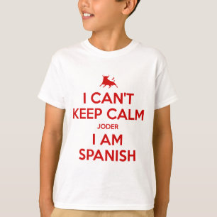 Ik kan niet kalm houden. t-shirt
