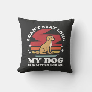 Ik kan niet lang blijven mijn hond wacht op me kussen