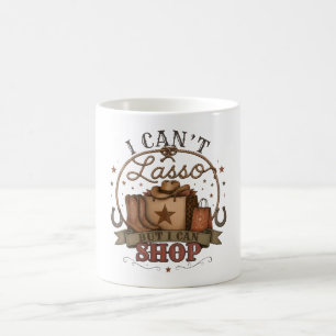 Ik kan niet Lasso maar ik kan Westers ontwerp shop Magische Mok