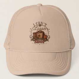 Ik kan niet Lassoën maar ik kan Westers ontwerp sh Trucker Pet