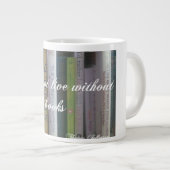 Ik kan niet leven zonder boeken grote koffiekop (Voorkant rechts)