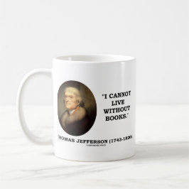 Ik kan niet leven zonder boeken koffiemok