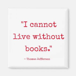 Ik kan niet leven zonder Boeken Magnet