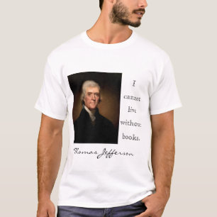 Ik kan niet leven zonder boeken. t-shirt