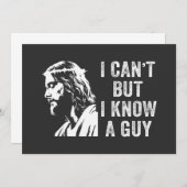 Ik kan niet, maar ik ken een man Christelijk geloo Kaart (Voorkant / Achterkant)