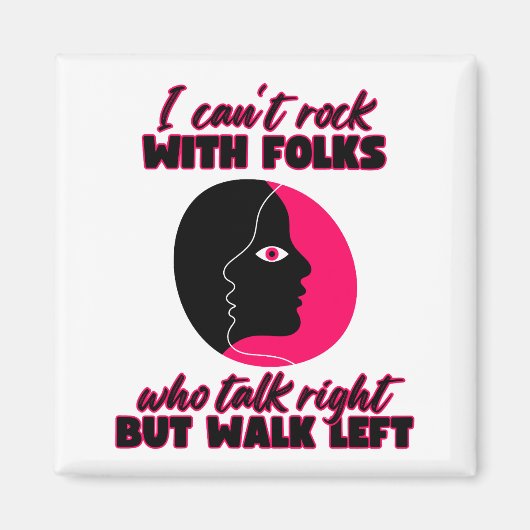 Ik kan niet met mensen rocken magneet (Voorkant)