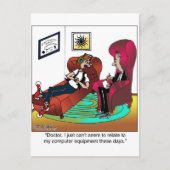 Ik kan niet met Mijn Computer verband houden Briefkaart (Voorkant)