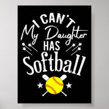 Ik kan niet, mijn dochter heeft softbal - Trots ou