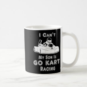Ik kan niet, mijn zoon doet aan karting koffiemok