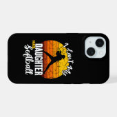 Ik Kan Niet M'n Dochter Heeft Softbal Trots Moeder iPhone 15 Case (Achterkant horizontaal)