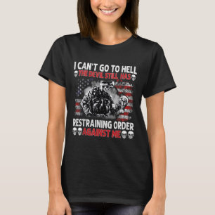 Ik kan niet naar de hel gaan... de duivel heeft no t-shirt