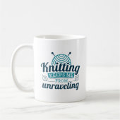 Ik kan niet ontrafelen. koffiemok (Links)