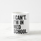 Ik kan niet op de middelbare school. koffiemok (Center)