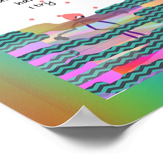 Ik kan niet op water lopen poster (Hoek)