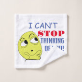 Ik kan niet ophouden met aan je denken bad handdoek (Wasdoekje)