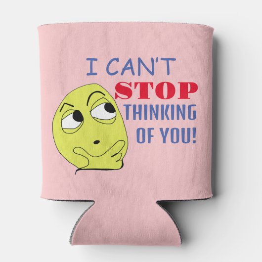 Ik kan niet ophouden met aan je denken blikjeskoeler (Achterkant)