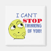 Ik kan niet ophouden met aan je denken magneet (Voorkant)