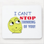 Ik kan niet ophouden met aan je denken muismat (Voorkant)