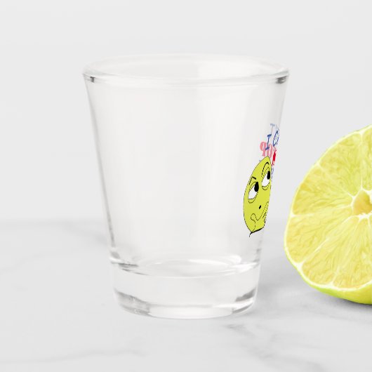 Ik kan niet ophouden met aan je denken shot glas (Links)