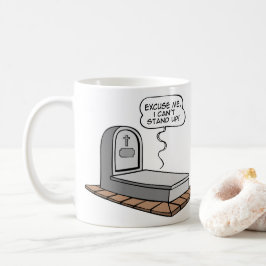 Ik kan niet opstaan koffiemok