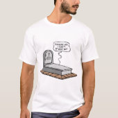 Ik kan niet opstaan t-shirt (Voorkant)