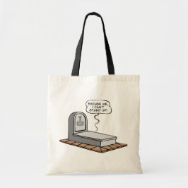 Ik kan niet opstaan tote bag