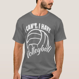 Ik kan niet oversized volleybal hebben t-shirt