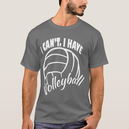 Ik kan niet oversized volleybal hebben t-shirt (Voorkant)